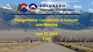 Transportation Commission Meeting June 15, 2023