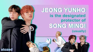 Yunho is the designated Mingi protector (usually)