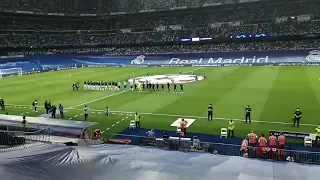 Champions League 2021/22. REAL Madrid CF - FC SHERIFF Tiraspol. Champions League Anthem