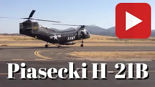 Piasecki H-21B Take Off