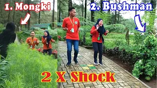 Double Surprise from Monkey n Bushman prank..!!