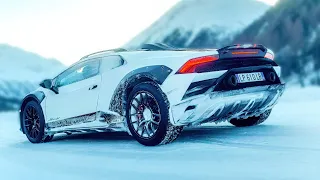 Lamborghini Huracan Sterrato On Snow