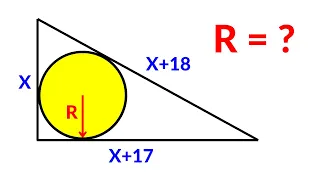 Find the radius of the circle inside a right angled triangle | 2 Different Methods