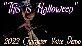 "This Is Halloween" Taylor North - character/voice demo 2022