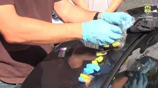В Сочи сотрудники ДПС в автомобиле приезжего из Омска обнаружили крупную партию мефедрона и кокаина