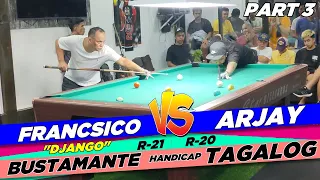 PART 3/3 Django Bustamante VS Arjay Tagalog + 1 Win Race 21/20 (Baclaran)