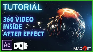 HOW TO MAKE 360 DEGREE VR VIDEO INSIDE AFTER EFFECT II AFTER EFFECT II ELEMENT 3D