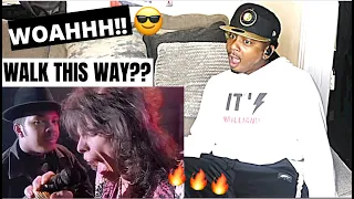 COUNT ME IN!! | RUN DMC - Walk This Way (Video) ft. Aerosmith REACTION!