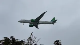 Wideroe Embraer E190-E2 (WF352) Landing at London Heathrow 27L