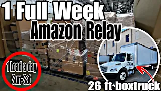 What I Make in 1 full week of Amazon Relay