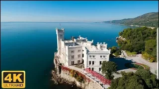 Beautiful Miramare Castle Trieste Italy 4k