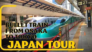 Riding Japan's Fastest Bullet Train | Shinkansen Experience from Osaka to Tokyo
