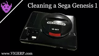 Cleaning a Sega Genesis 1