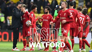 Inside Watford: Watford 0-5 Liverpool | Away end goes crazy for Mane, Salah & Firmino