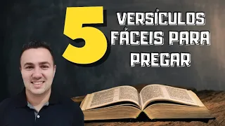 VERSÍCULOS FÁCEIS PARA PREGAR, COM TEMA E COMO [PREGAR].