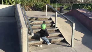 Little Wyatt Skateboarding 6