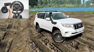 Toyota Land Cruiser Prado  Offroad Driving | Logitech G29 Steering Wheel + Shifter Gameplay Beam NG