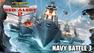 Red Alert 2 | Insane Navy Battle Vol 3.0 | Extra Hard AI (7 vs 1)
