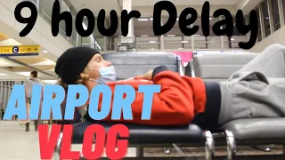 AIRPORT TRAVEL VLOG ( 9 Hour LayOver )