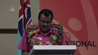 Fijian Minister for Youth & Sports officiates at the Fiji Sports Commission 8th Annual Conference