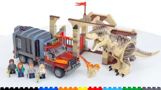 LEGO Jurassic World T. rex & Atrociraptor Dinosaur Breakout 76948 review! Big Truck, good dinos