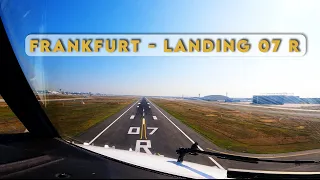 [5K] - Approach and Landing in busy Frankfurt Main