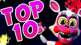 FNAF WORLD - MANGLE - TOP 10 Things About Mangle (Five Nights At Freddy's World)