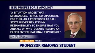 Watch: Ball State student removed from class by campus police, professor