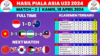 Hasil Piala Asia U23 2024 Hari Ini - Indonesia vs Australia - Klasemen Piala Asia U23 2024