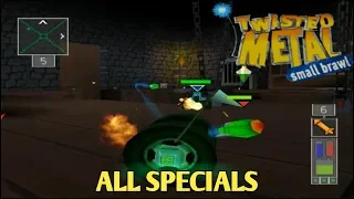 Twisted Metal Small Brawl PS1 - All Specials