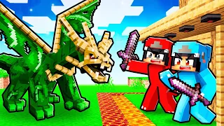 ZOMBIE DRAGON vs Most Secure House in Minecraft