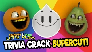 Annoying Orange & Pear Play - Trivia Crack SUPERCUT!