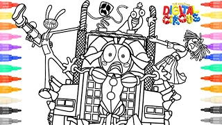 THE AMAZING DIGITAL CIRCUS 2 Coloring Pages / Color Characters from Episode 2 / NCS Music
