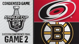 Carolina Hurricanes vs Boston Bruins  ECF, Gm2 may 12, 2019 HIGHLIGHTS HD