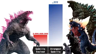 GODZILLA EVOLVED vs All Strongest GODZILLA Versions - Godzilla Power Levels