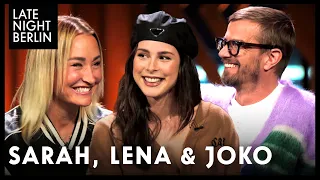 Sarah, Lena & Joko über die aktuelle Staffel "Wer stiehlt mir die Show?" | Late Night Berlin