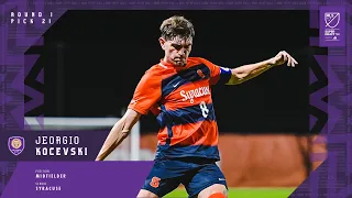 Orlando City SC Selects Jeorgio Kocevski in the 2024 MLS SuperDraft