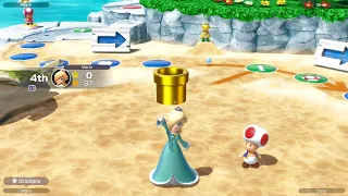 Mario Party Superstars Yoshi's Tropical Island Rosalina vs Birdo vs Peach vs Daisy