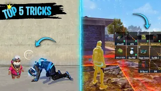 TOP 5 NEW TRICKS IN FREE FIRE | FREE FIRE TIPS AND TRICKS | GARENA FREE FIRE #51