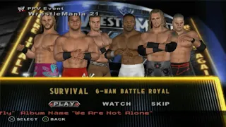 WWE SmackDown! vs  Raw (2005) - Money in the Bank Match - WrestleMania 21 Revamped