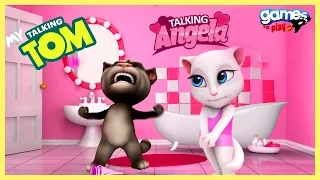 My Talking Angela VS Tom Gameplay Great Makeover for Children HD NEW