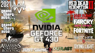 GeForce GT 430 in 2021 - Test in 25 Games