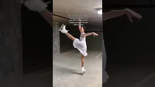 figure skating on concrete? #shorts