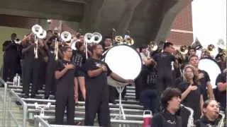 10-11-12 Stars Spangled Banner - CSHS Panther Marching Band at Berry Stadium