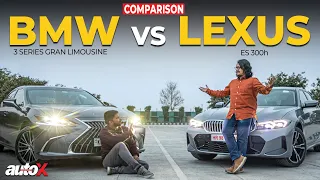 BMW 3 Series Gran Limousine vs Lexus ES 300h | Luxury Car Comparison Test Review 2023 | autoX