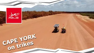 Cycling to the northernmost point of Australia on recumbent trikes