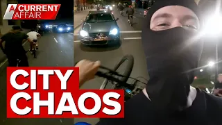 Bike horde terrorising Sydney CBD | A Current Affair