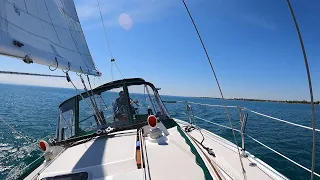 Catalina 34 Sailing Lake Michigan