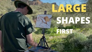 Ralph Oberg painting plein air