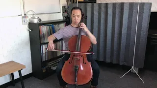 ABRSM Cello Grade 7 [A] J.S. Bach: Bourrée 1 and Bourrée 2 (from “Suite No.3 in C”, BWV 1009)